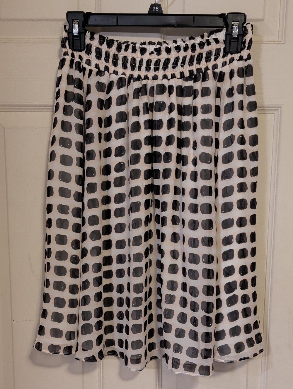 NWT Kate Spade New York Broome Street Island Stamp Chiffon Skirt Size Small